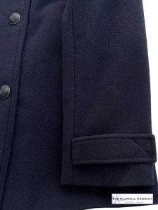 peacoat details buttons and cuffs