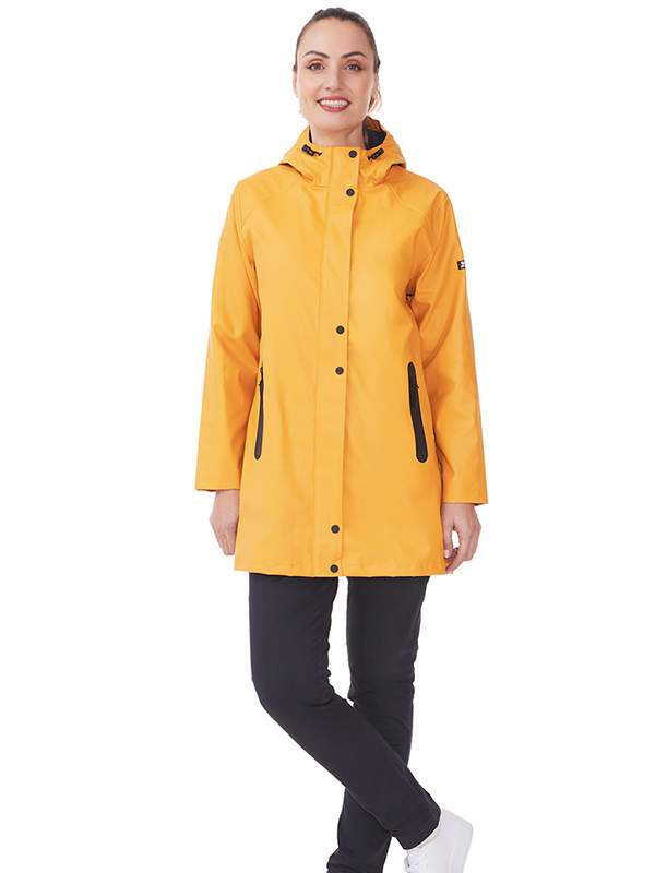 mousqueton yellow waterproof jacket