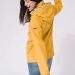women yellow raincoat