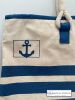 Striped Tote Bag with Rope Handles - SOLD OUT