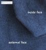 Men's Zip Neck Ribbed Knit Sweatshirt, Denim Blue SOLD OUT