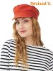 Traditional Breton Cap, Cotton Canvas (Navy & Orange)
