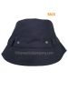 Unisex Water Repellent Bucket Hat, Navy Blue Cotton