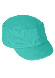 Canvas Fisherman's Hat, Distressed Vivid Green