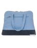 Large Canvas Beach Bag, Light Blue - SOLD OUT