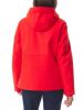 Women's Winter Cotton Canvas Jacket with Hood,  Red