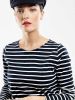 Armor-Lux Ladies' Dark Navy/White Breton Top - Light Cotton