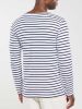 Armor Lux Men's Breton Shirt, Thick Cotton, White/Navy 