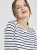 Armor-Lux Ladies' White & Dark Navy Breton Top - Light Cotton