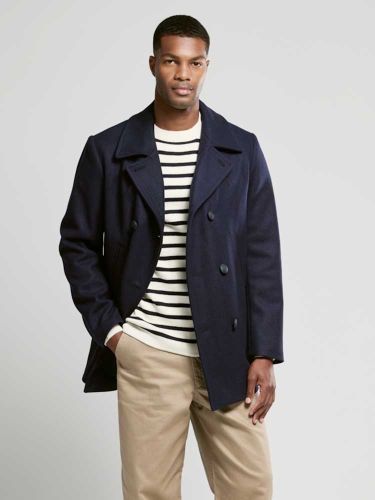 Men's Peat Coat Jacket, 100% Wool