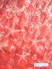 Coastal Tassel Scarf, Coral/White - SOLD OUT
