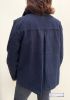 Women's Cotton Peacoat Jacket, Navy Blue