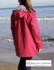 Ladies' Hooded Rain Mac, Pink, Fuchsia Pink & Raspberry