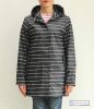 Ladies' Navy Blue Nautical Rope Print Raincoat