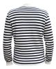 Striped Breton Sweater, Cream/Navy Blue, for Men & Women