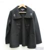 Women's Black Short Duffle Coat Jacket - 100% Boiled Wool (SOLD OUT)