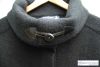 Women's Black Short Duffle Coat Jacket - 100% Boiled Wool (SOLD OUT)