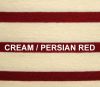 St James Cream/Red Striped Breton Shirt