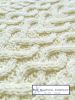 Aran 100% Soft Merino Scarf, Cream  - SOLD OUT