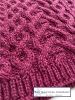 Aran  100% Soft Merino Scarf, Raspberry Pink - SOLD OUT