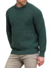 Fishermans Rib Sweater, Bottle Green