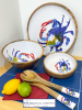 Mango Wooden Salad Bowl with Crab - SOLD OUT