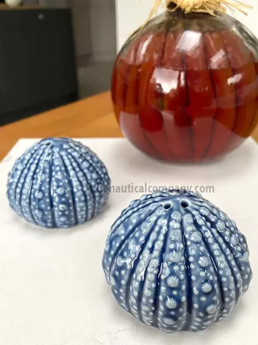 Sea Urchin Salt and Pepper Shakers