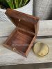 Pocket Compass with Wooden Box