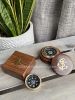 Pocket Compass with Wooden Box