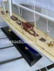 Large White & Blue Sailing Yacht Model