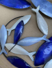 Blue Fish Swirl Wall Art Hanging