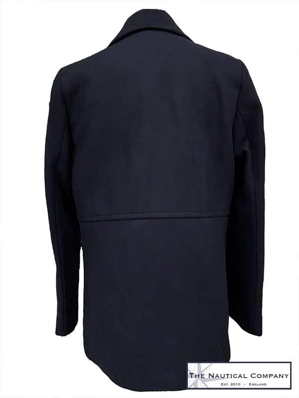 Mens Vintage Real Leather Black Tan Brown Classic Reefer Jacket Mid Length  Coat | eBay